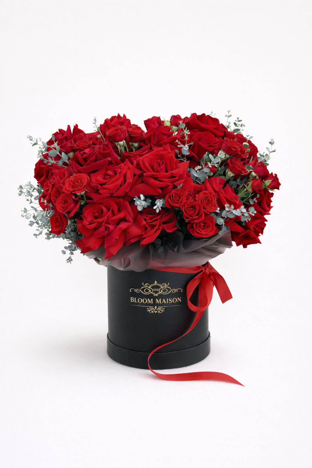 Red Rose Hatbox
