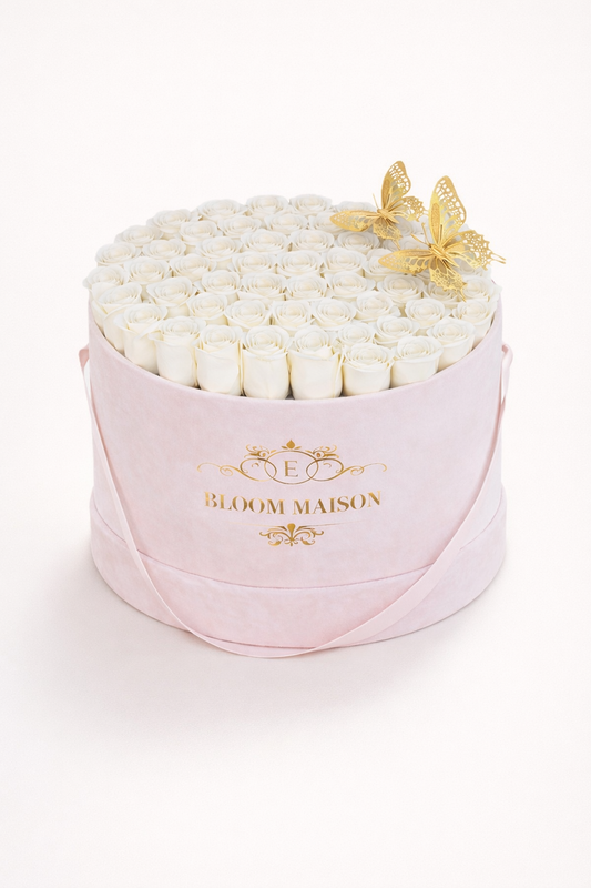 Blanc Papillon Hatbox